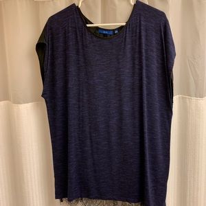 Apt. 9 top blouse shirt tee t-shirt lace size XL.